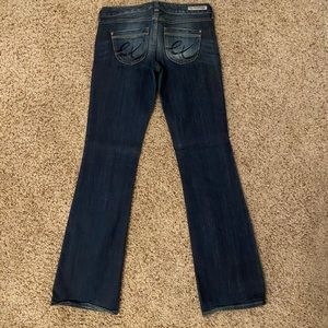 Express Stella Low Rise Boot Cut jeans